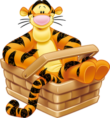 Winnie The Pooh Tiger Cartoon Clip Art Images On A - Tigger Winnie The Pooh Png (374x400)