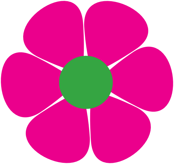 Flowerpower Clip Art At Clker Com Vector Online Clipart - 60's Flower Clipart (640x480)