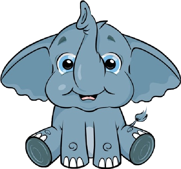 Elephant Images - Cute Baby Elephants Clipart (600x600)