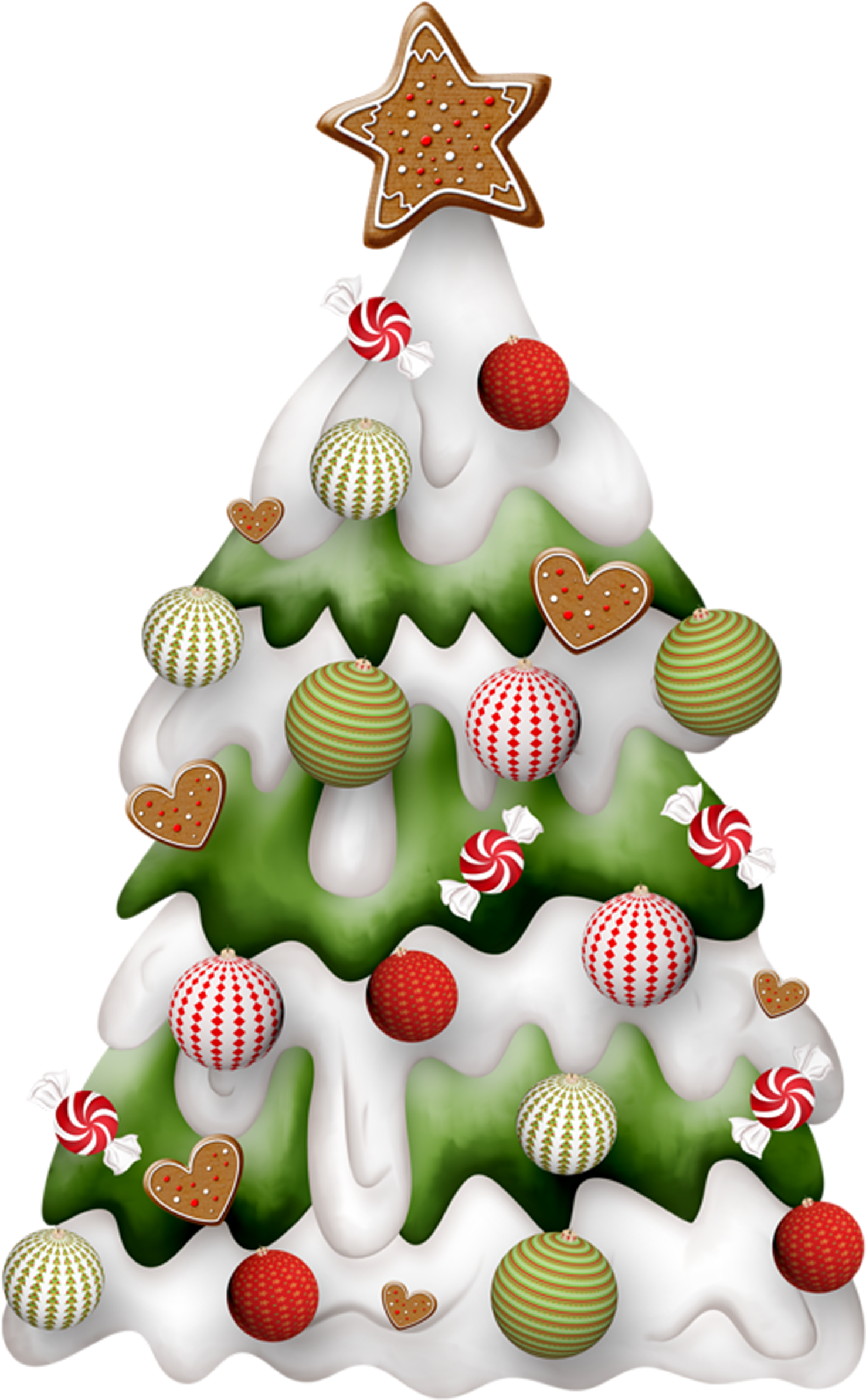 New Year's Fir-tree - Buenos Dias Olor A Navidad (1500x2410)