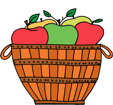 Apples - Apple Basket Clipart (480x480)