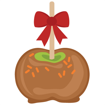 Caramel Apple Svg Scrapbook Cut File Cute Clipart Files - Caramel Apple Clipart (432x432)