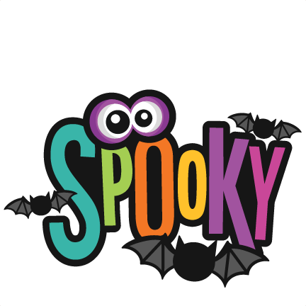 Gorgeous Design Ideas Spooky Clipart Title Svg Scrapbook - Spooky Title (432x432)