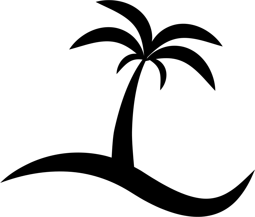 Island With A Palm Tree Comments - Isla Icono (981x836)
