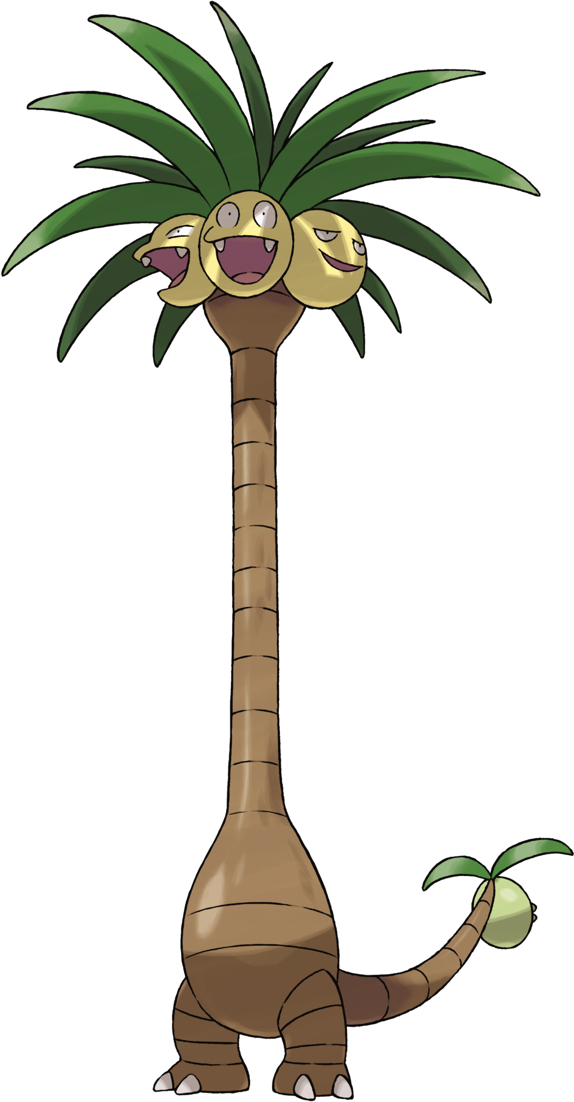 Pokémon Sun And Moon Pokémon Ultra Sun And Ultra Moon - Pokemon Sun And Moon Alola Exeggutor (2600x2400)