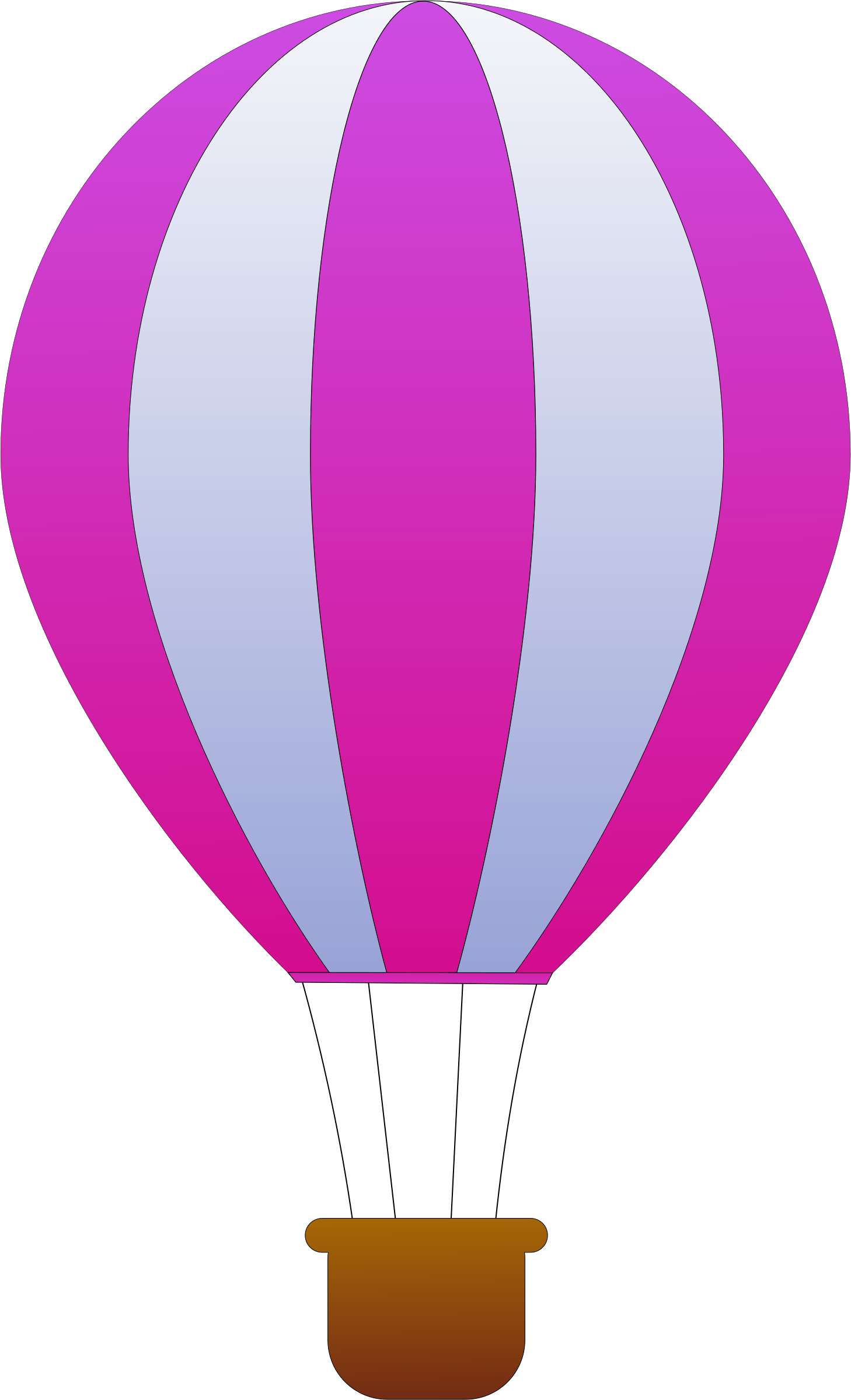 Air Balloon Png - Hot Air Balloon Clip Art (1458x2400)