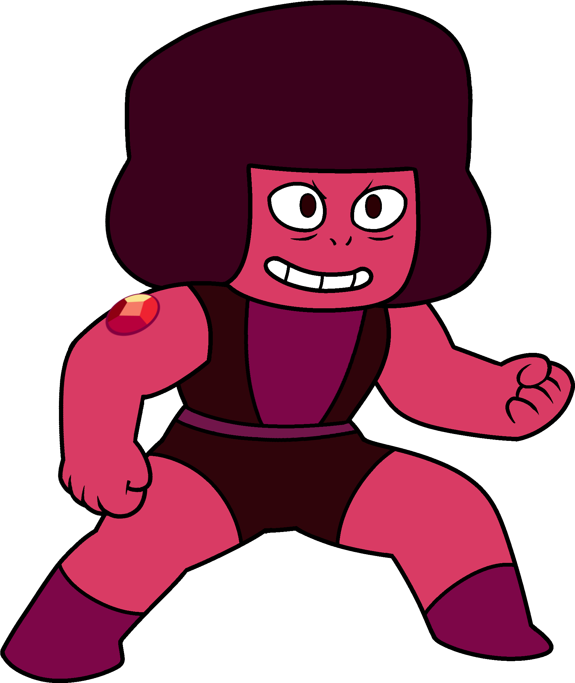 Ruby Mascot - Steven Universe Ruby The Answer (2000x2386)
