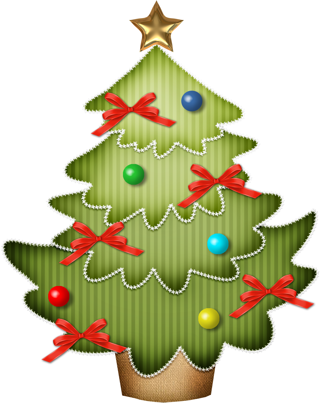 Christmas Tree Clip Art - Christmas Tree (1603x1731)