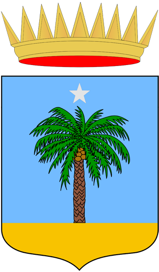The Coat Of Arms Of Colonial Italian Tripolitania Was - Coat Of Arms Palm Tree (324x552)