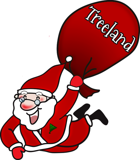 Santa2 - Laughing Santa Claus Large Tote Bag, Natural, Large (560x640)