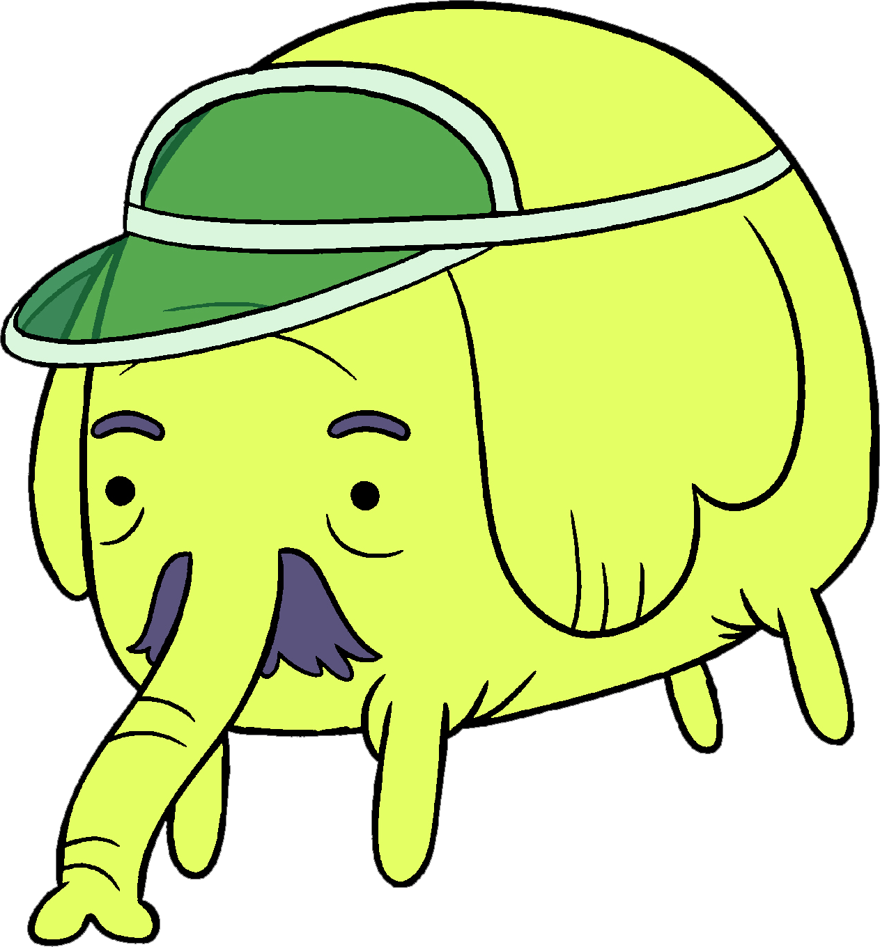 Tail Tufts - Adventure Time Tree Trunks (1263x1360)