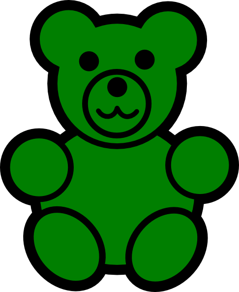 Clip Art Gummy Bear (486x593)
