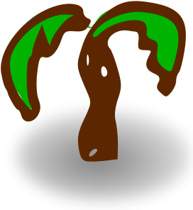 Free Rpg Map Symbols - Palm Tree Clip Art (800x800)