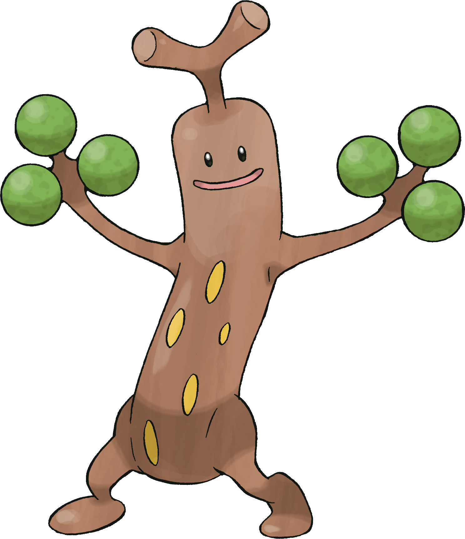 And Then Later On It Evolved Into A Pokemon - Pokemon Sudowoodo (1487x1723)