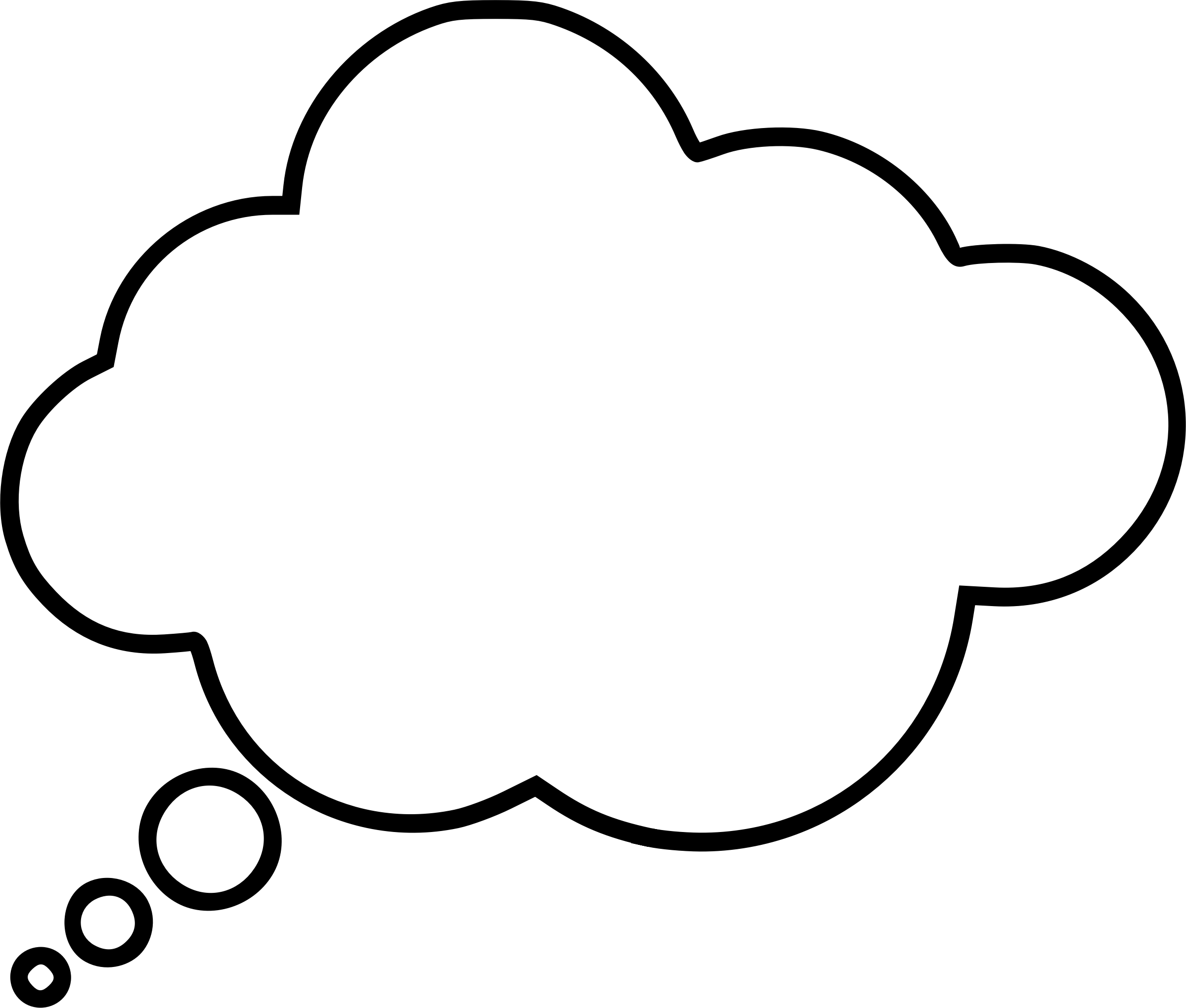 Speach Bubble Small Clipart 300pixel Size, - Cropped Thought Bubble (2400x2040)