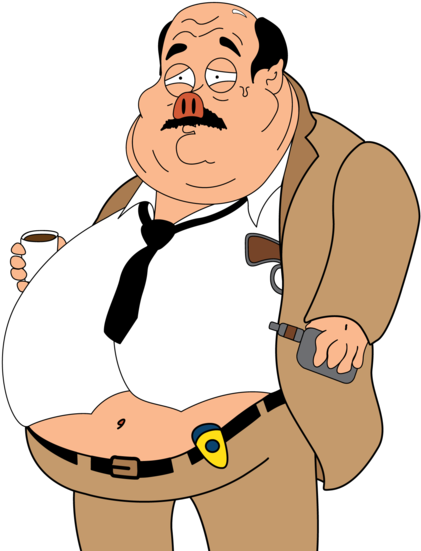 Fat Detective Png - Fat Detective (480x600)