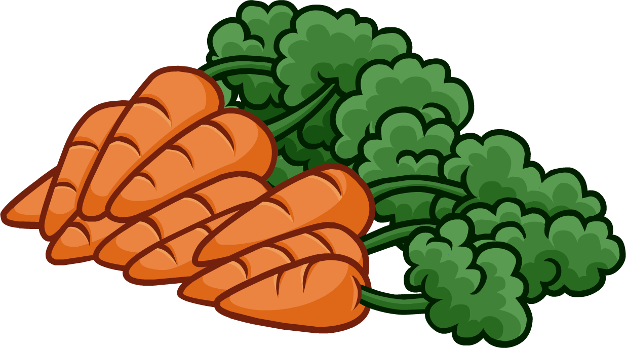 Carrot Clip Art Hostted - Carrot Bunch Clip Art (1236x687)