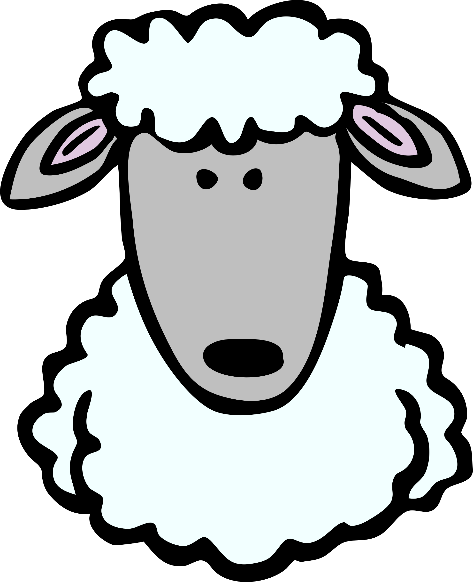 Medium Image - Draw A Sheep Head (1954x2400)