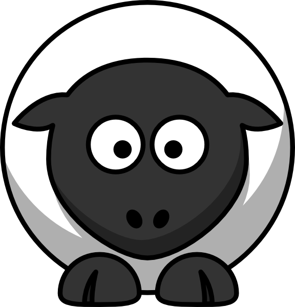Sheep Cartoon Clip Art - Cartoon Goat And Sheep (576x600)