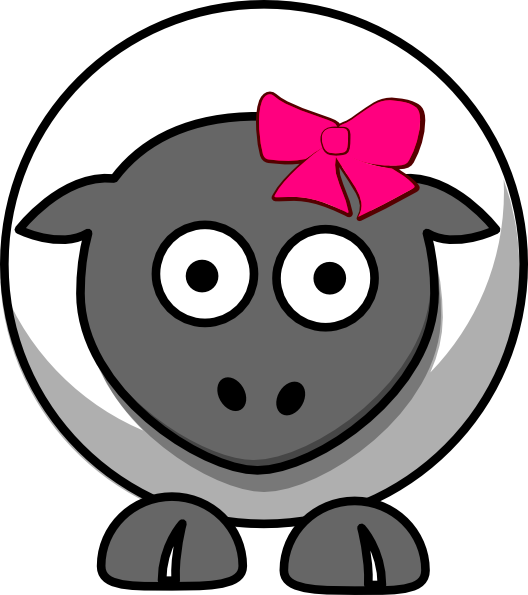 Sheep Cartoon Clip Art - Cartoon Sheep (528x595)