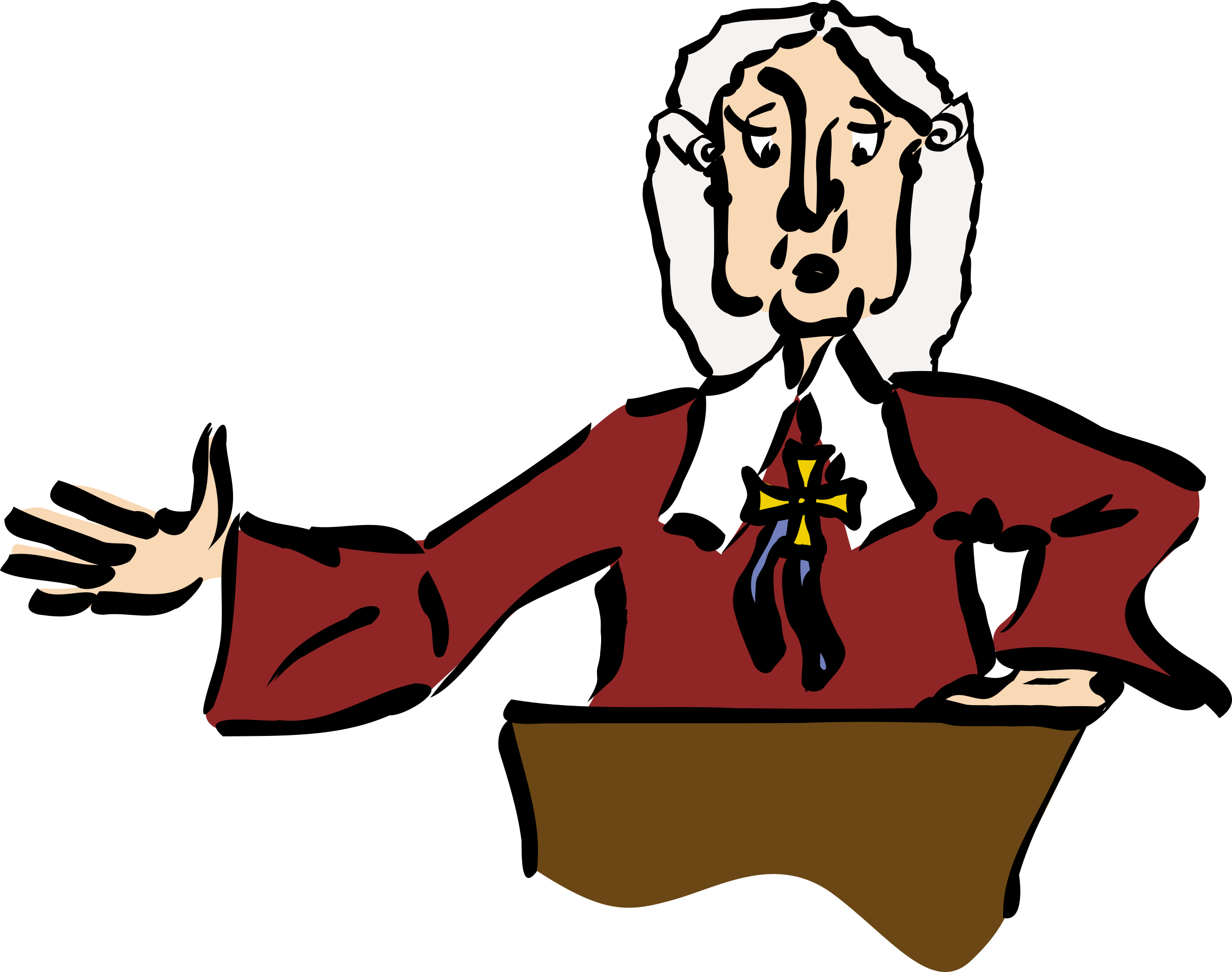 Judge Justice Law People Person Man - Judge Clip Art (2400x1894)