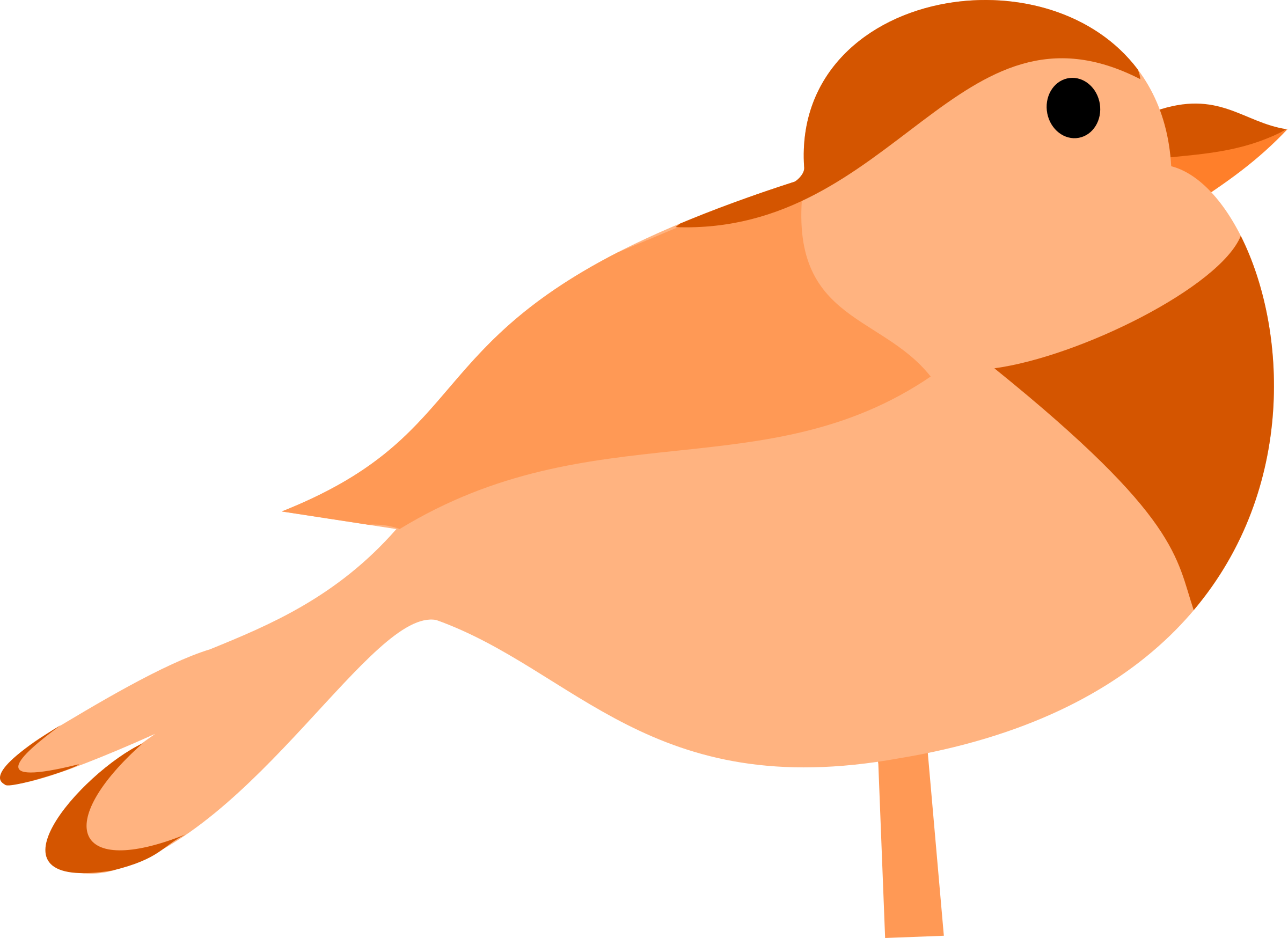 Bratac Bird Clipart - Bird Clip Art (2400x1748)