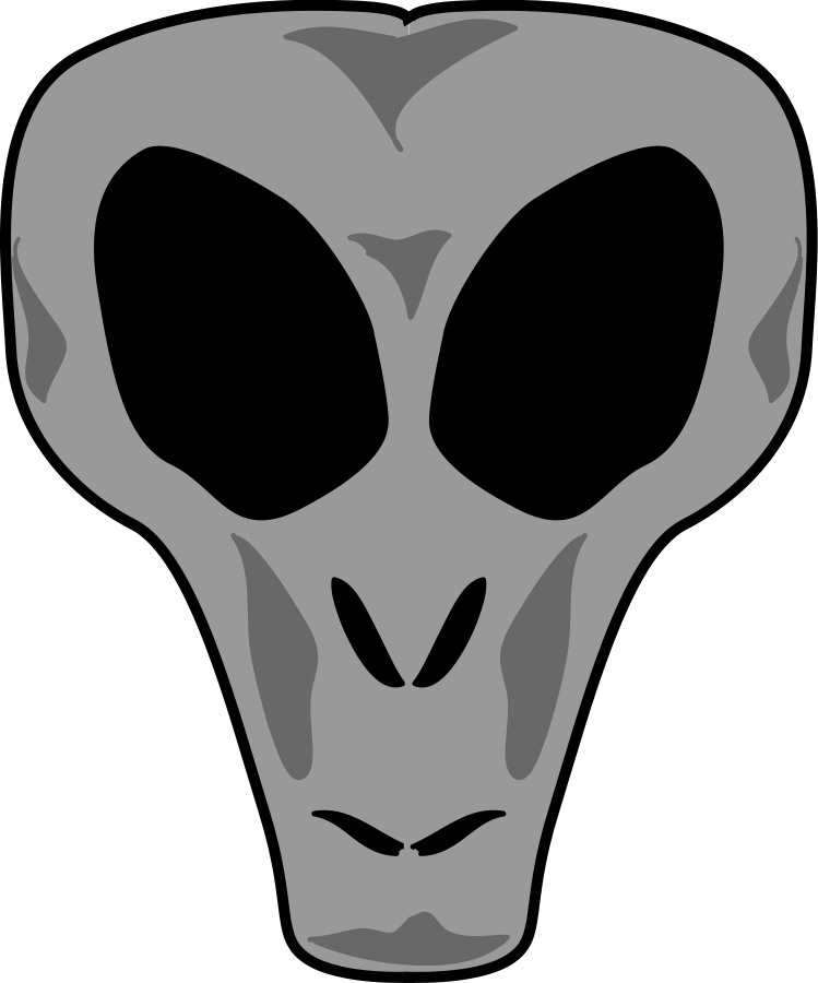 Flying - Alien Head (749x900)