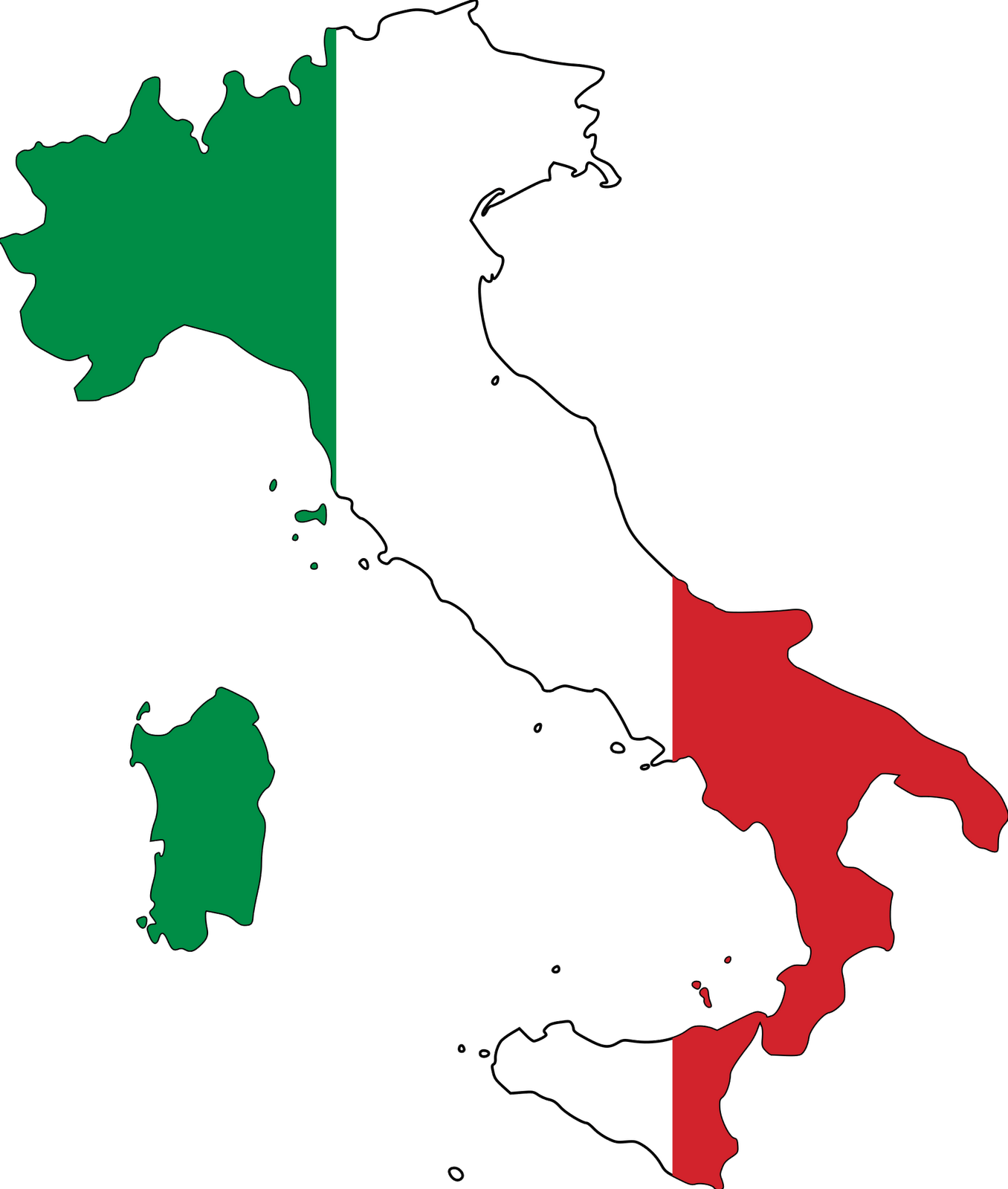 Italy Italian Cuisine Free Content Clip Art - Italy Flag On Italy (1356x1600)