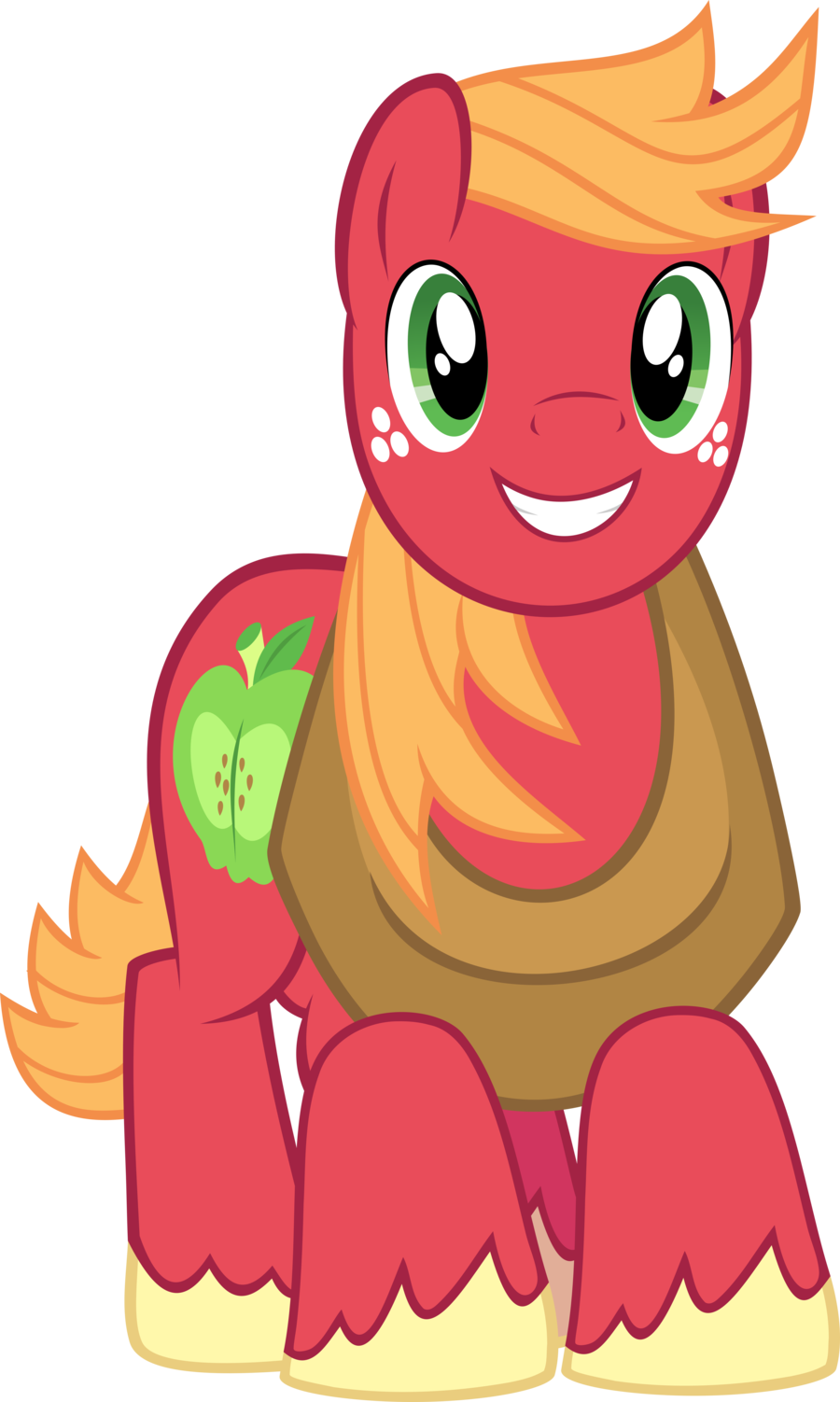 Big Mac - My Little Pony Big Mac Png (900x1502)