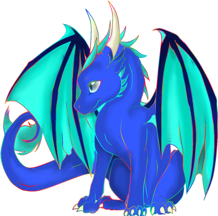 Cute Dragon By Daniiroo On Clipart Library - Cute Dragon (900x900)