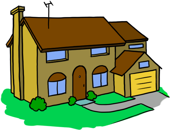 Cartoon House Images - House Clipart (600x600)