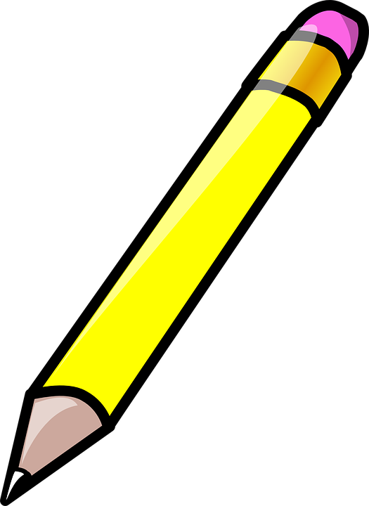 Free Vector Graphic - Pencil Clip Art (525x720)