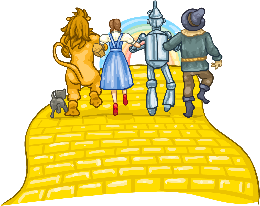 Easy Yellow Brick Road Clipart Wallpapers Clip Art - Yellow Brick Road Clipart (1024x1024)