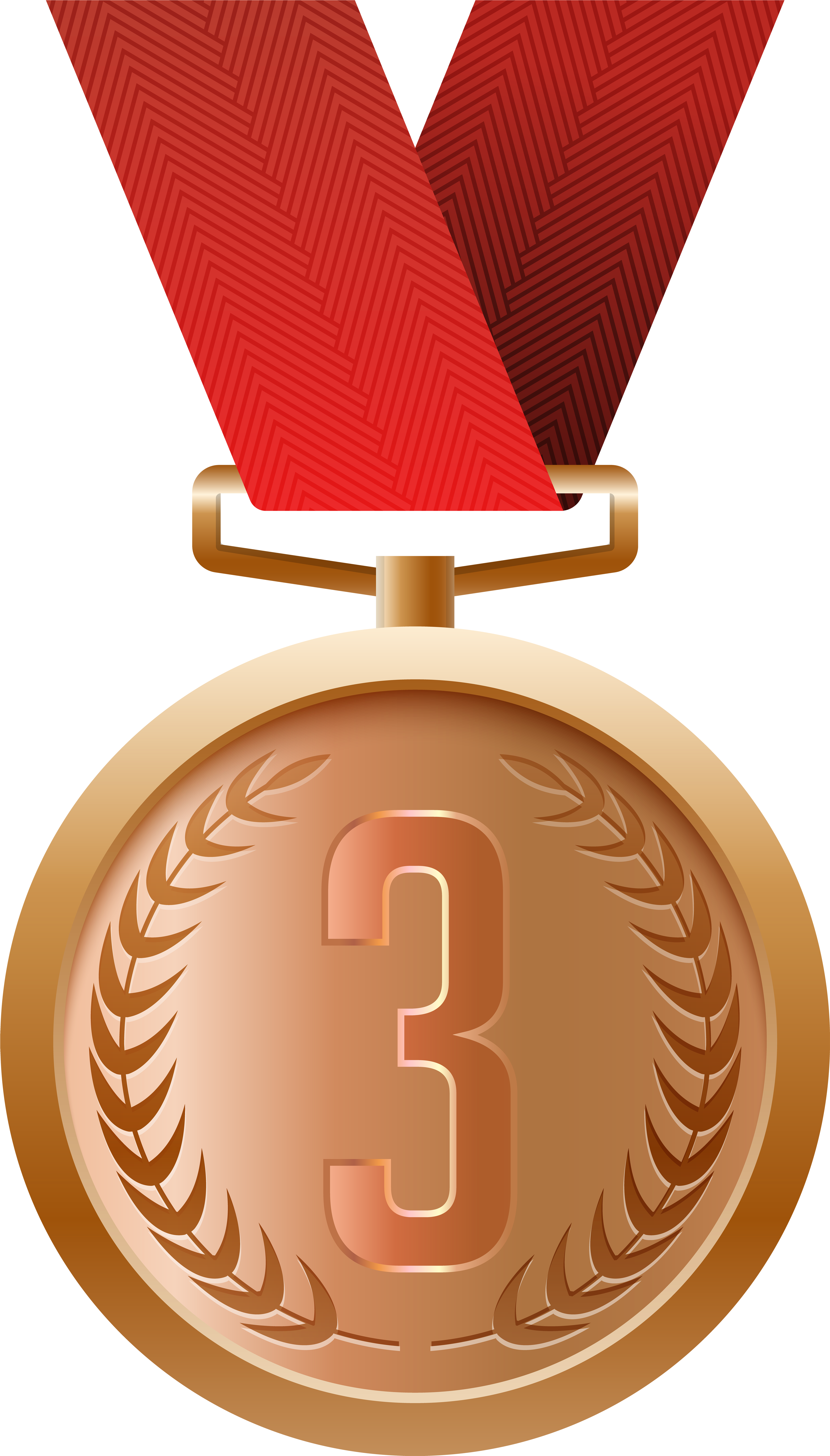 Bronze Medal Png Clip Art - Bronze Medal Clipart (4615x8000)