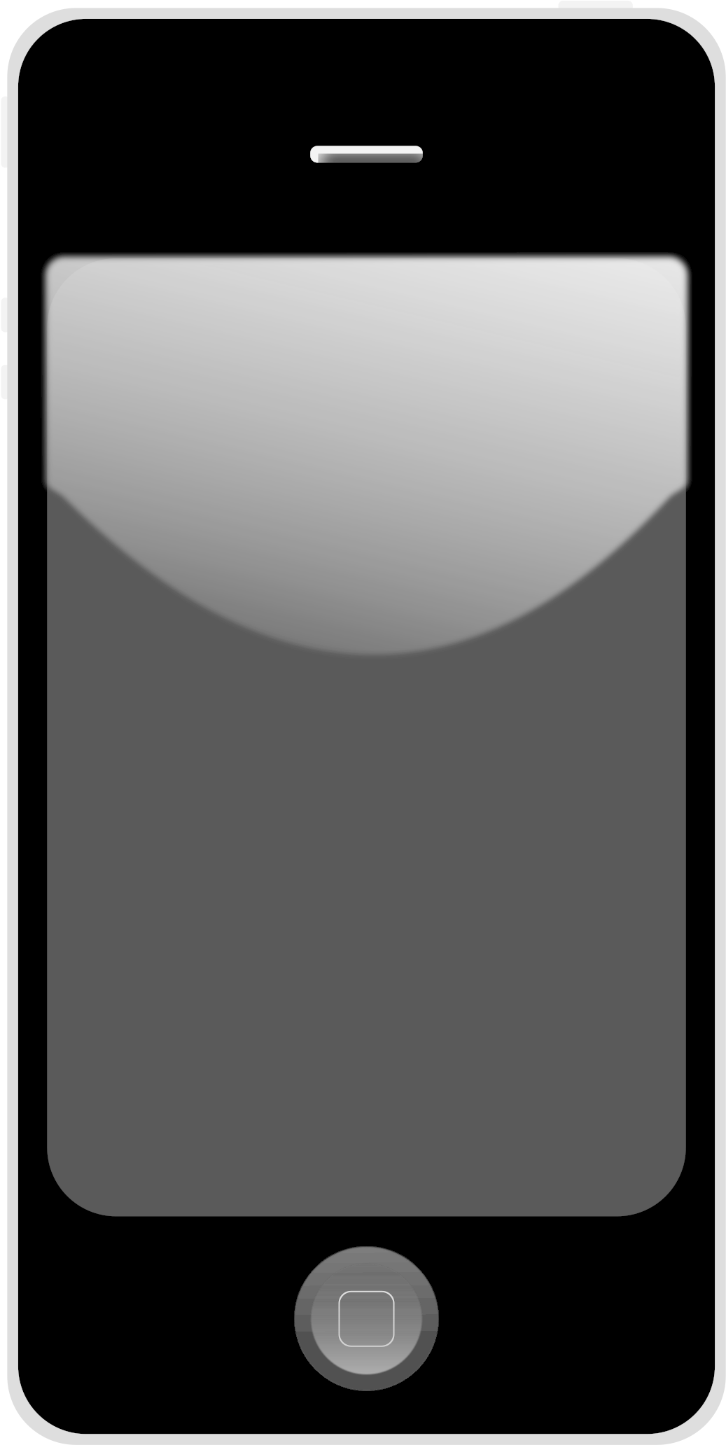 Big Image - Iphone Clip Art Transparent Background (1697x2400)