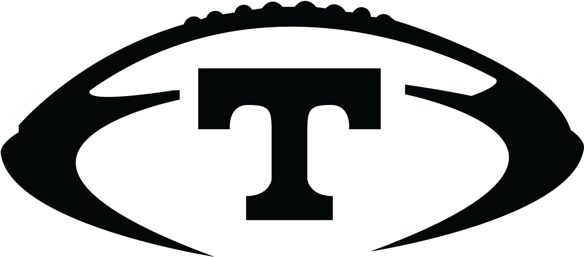 Tennessee Vols Football Clipart - Tennessee Vols Black And White (1200x611)