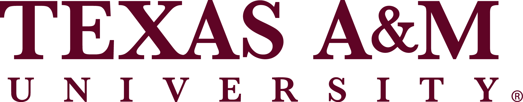 Tamu Texas A M University Logo - Texas A&m Qatar Logo (2130x415)