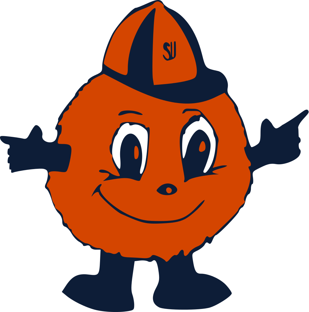 Orange Basketball Cliparts - Syracuse University Logo Otto (1016x1024)