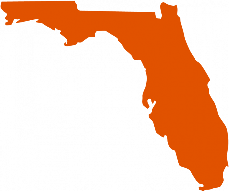 Florida State University Clipart - State Of Florida Svg (800x667)