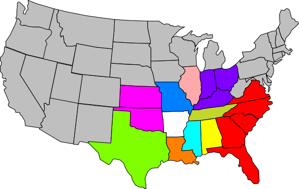 Usa Latitude And Longitude Map With Cities (600x379)