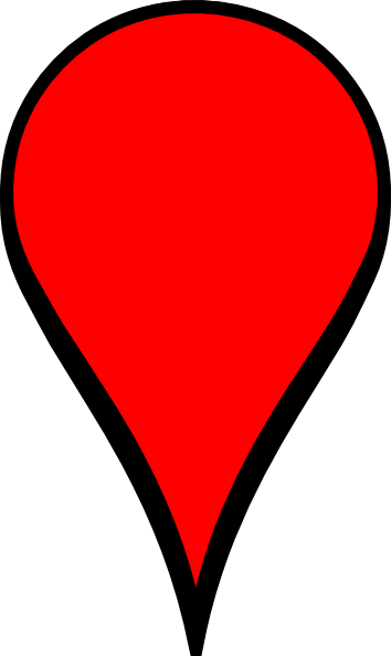 Free Red Dot Cliparts, Download Free Clip Art, Free - Google Maps Red Icon (354x594)