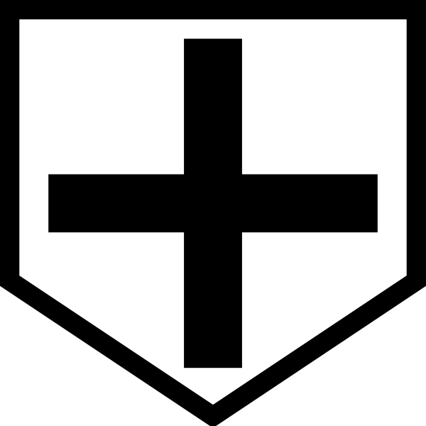 Free Vector Japanese Map Symbol Hospital Clip Art - Hospital Sign In Japan (600x600)