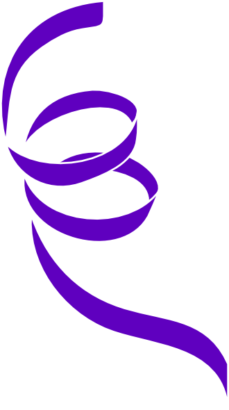 Purple Confetti Clip Art - Party (330x590)