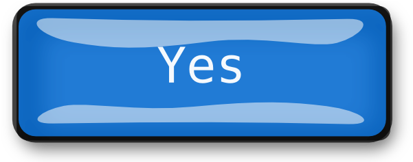 Yes Clip Art - Exit Button Blue Png (600x251)