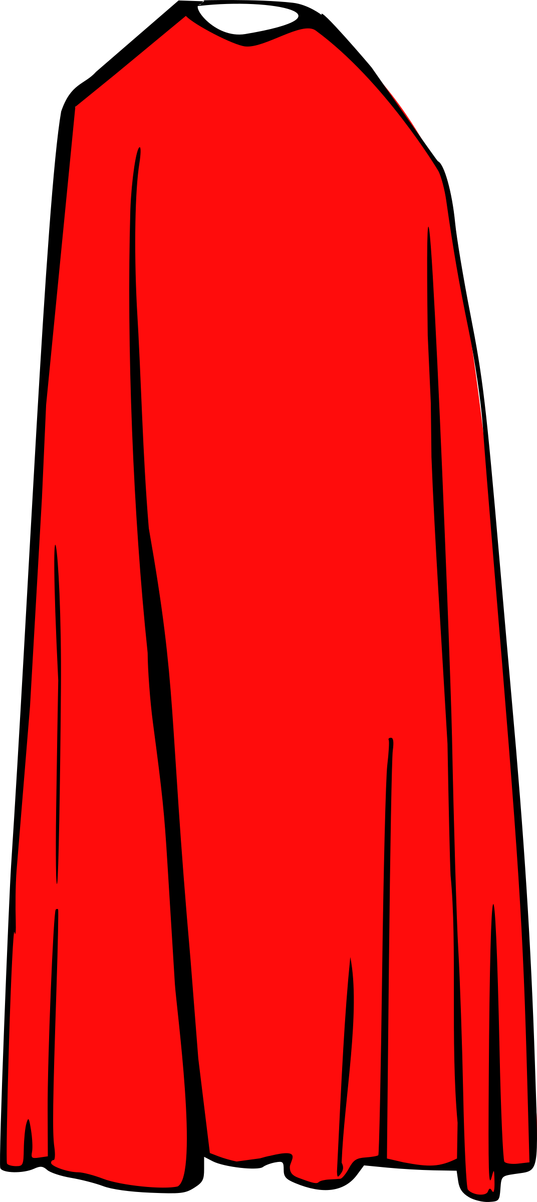 Hero Cape Clipart - Cloak Clipart (1072x2400)