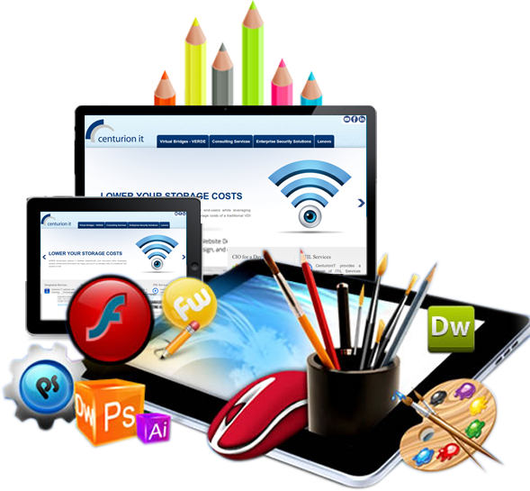 Web Design Services Offered By Dezino Graphics - Web Design And Development Images Png (589x545)