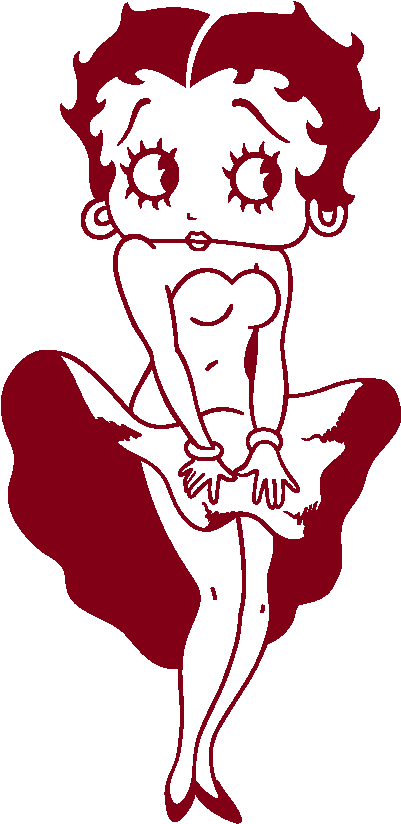 Best Of Betty Boop Clip Art Medium Size - Betty Boop Name Magnet (1000x1000)