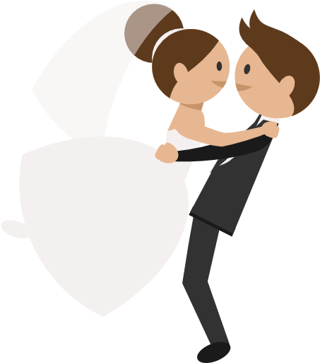 Groom, Romantic, People, Wedding Couple, Bride Icon - Bride And Groom Cartoon (512x512)