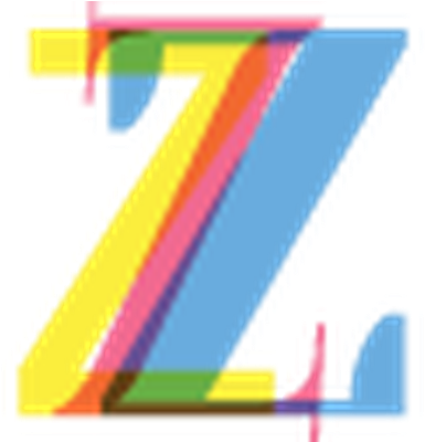 Four-color Alphabet Letters - Clipart Letter Z Transparent (449x399)