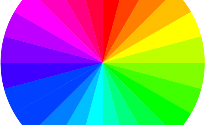 Clip Art Favorite Color Clipart - Color Wheel (740x416)